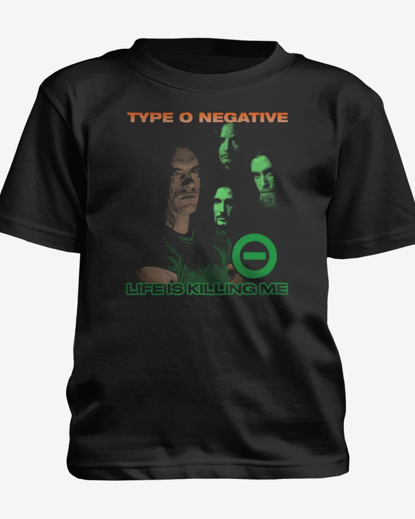 Polera de niño Negro de Life is Killing Me