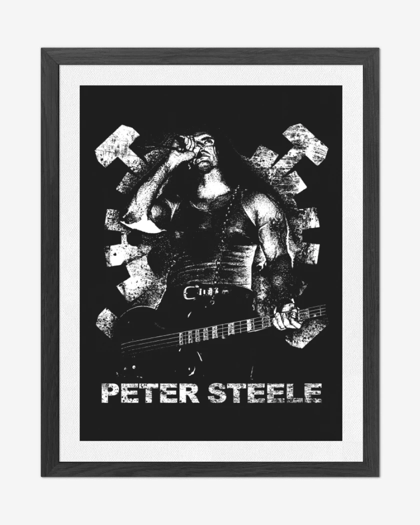 Cuadro decorativo Negro de Peter Steele