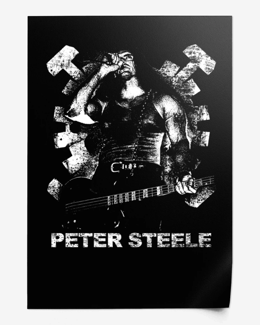 Print Negro de Peter Steele