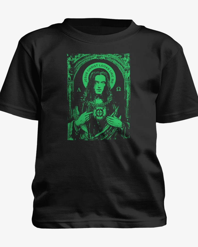 Polera de niño Negro de Jesus Chrits Looks Like Me