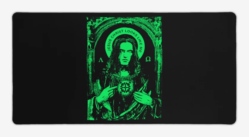 Mouse pad Gamer Jesus Chrits Looks Like Me