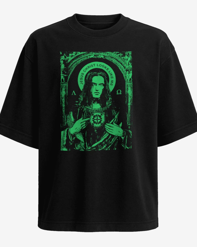 Polera Oversize Jesus Chrits Looks Like Me