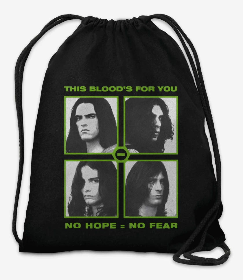 Mochila Negro de No Hope = No Fear