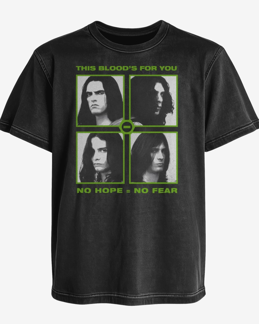 Polera desgastada No Hope = No Fear