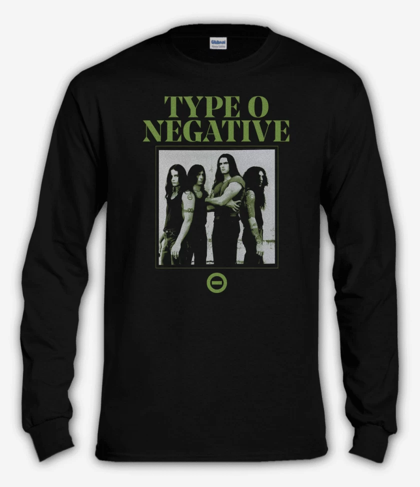 Polera manga larga Negro de Type O Negative 