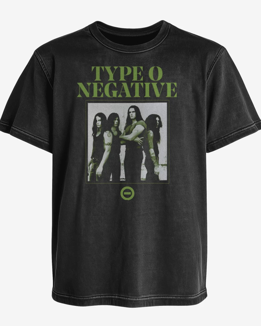 Polera desgastada Type O Negative 