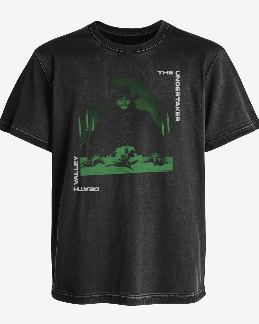 Polera desgastada Negro de Death Valley