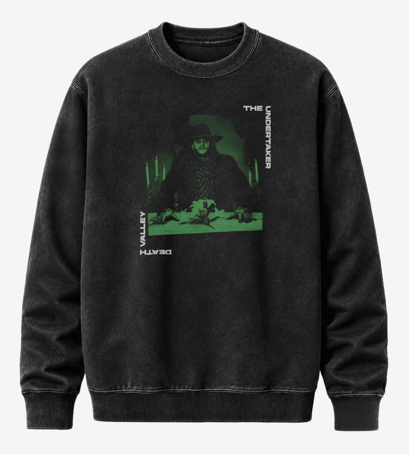 Poleron Polo Acid Wash Negro de Death Valley