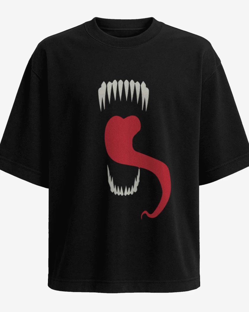 Polera Oversize Negro de Veneno 3