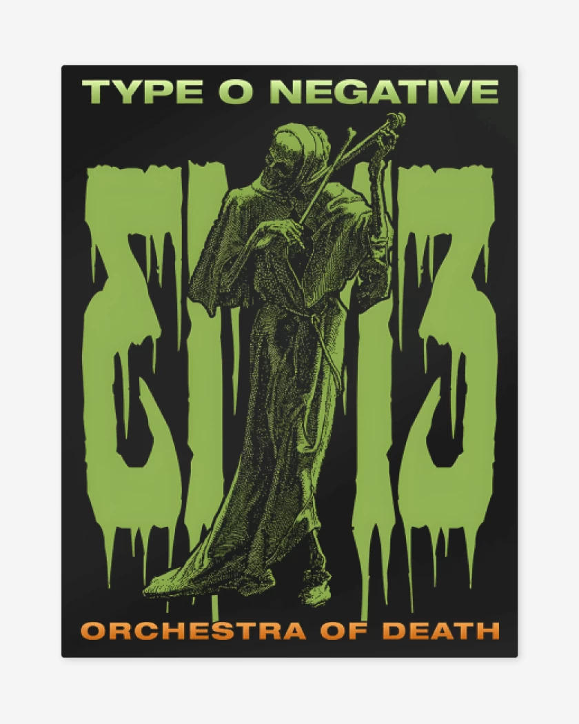 Print metalico Negro de T0N Orchestra 