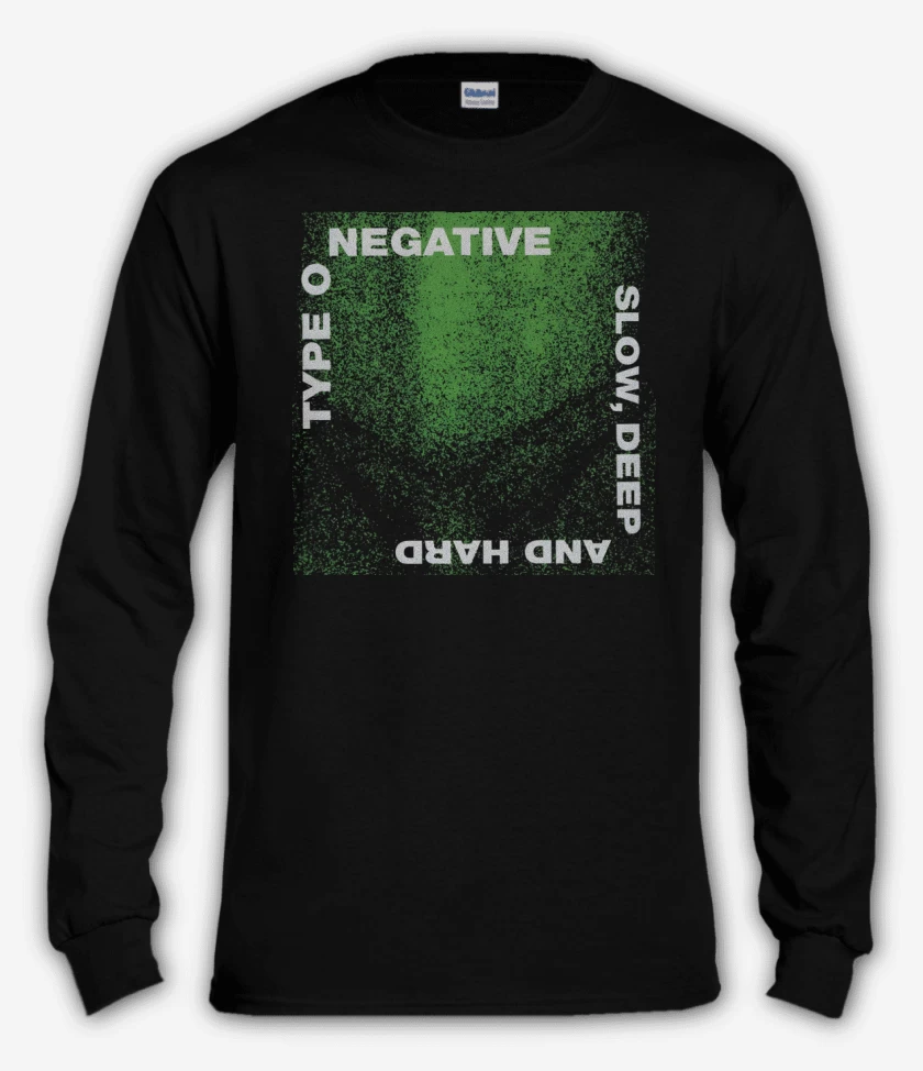 Polera manga larga Negro de Slow Deep and Hard