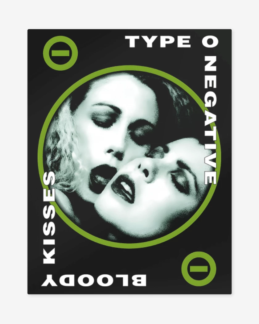 Print metalico Bloody Kisses II