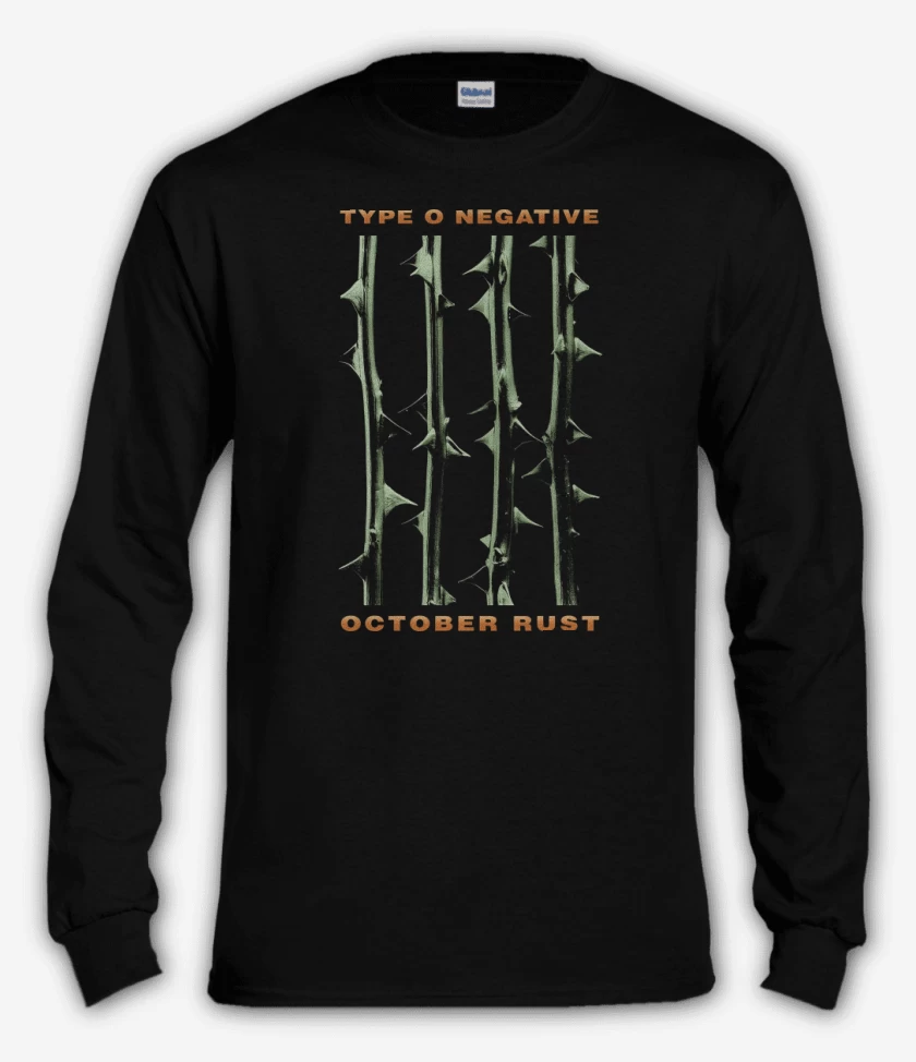 Polera manga larga Negro de October Rust