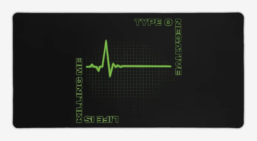 Mouse pad Gamer Negro de Life is Killing Me