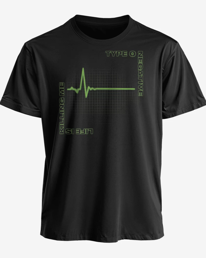Polera premium Negro de Life is Killing Me