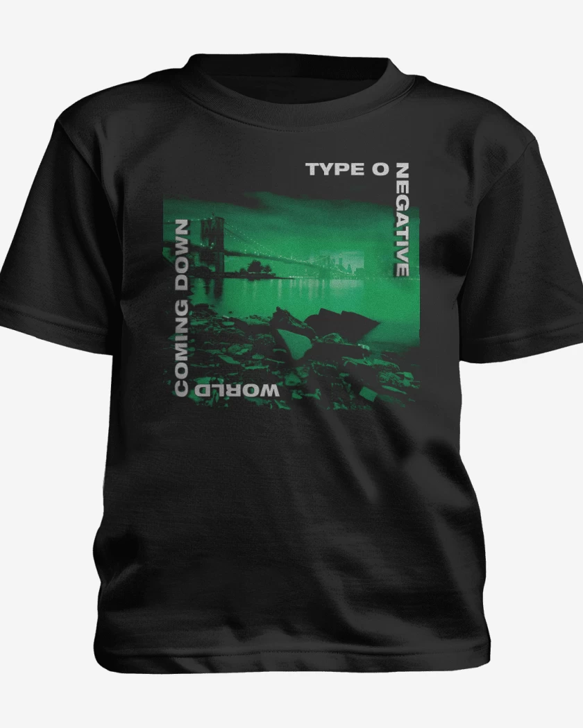 Polera de niño Negro de World Coming Down