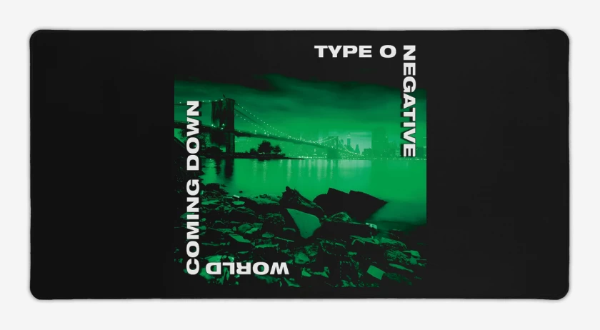 Mouse pad Gamer Negro de World Coming Down