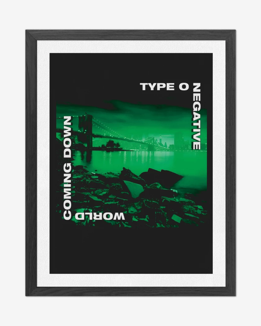 Cuadro decorativo Negro de World Coming Down