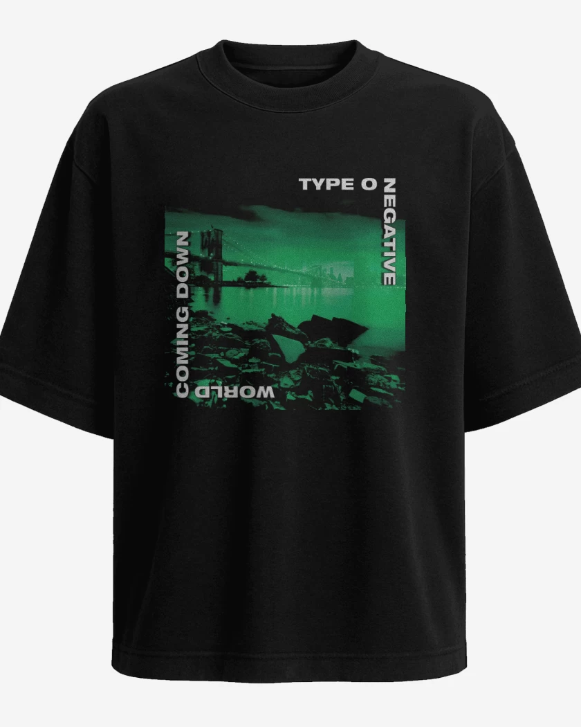 Polera Oversize World Coming Down