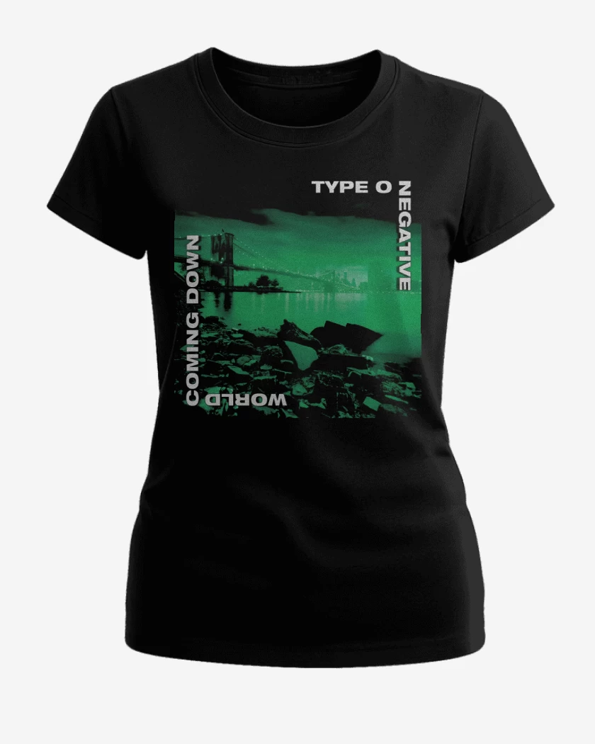 Polera de Mujer Negro de World Coming Down