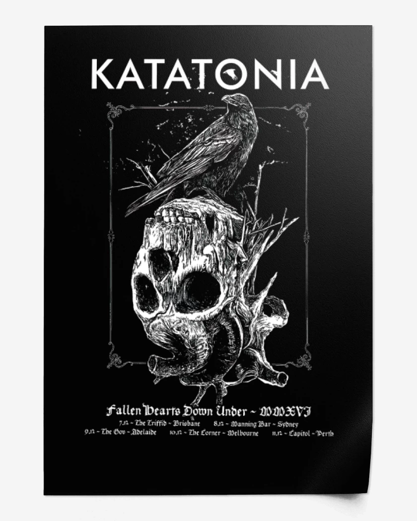 Print Negro de Katatonia