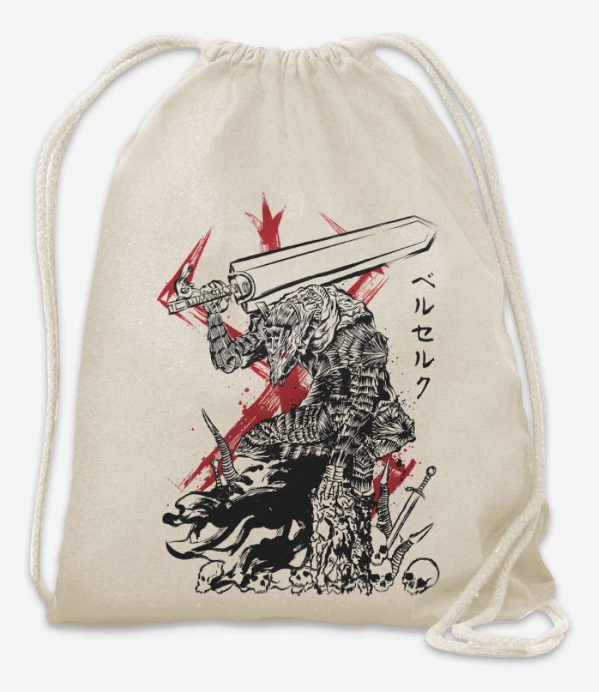 Mochila Blanco de Espadachín Solitario