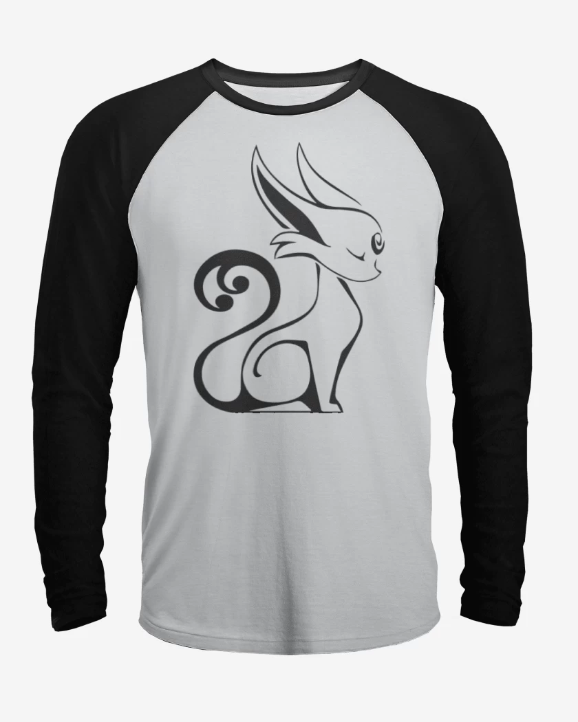 Polera Raglan Blanco / Negro de Espeon
