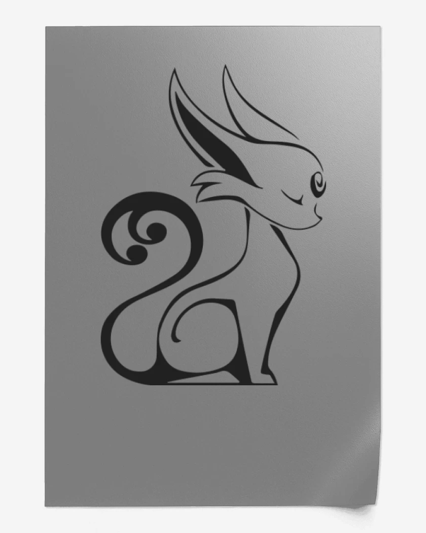Print Gris Melange de Espeon