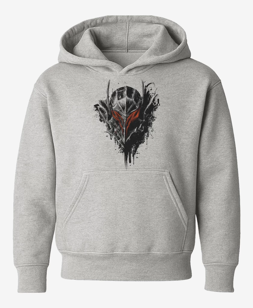 Poleron de niño Gris Melange de Black Warrior