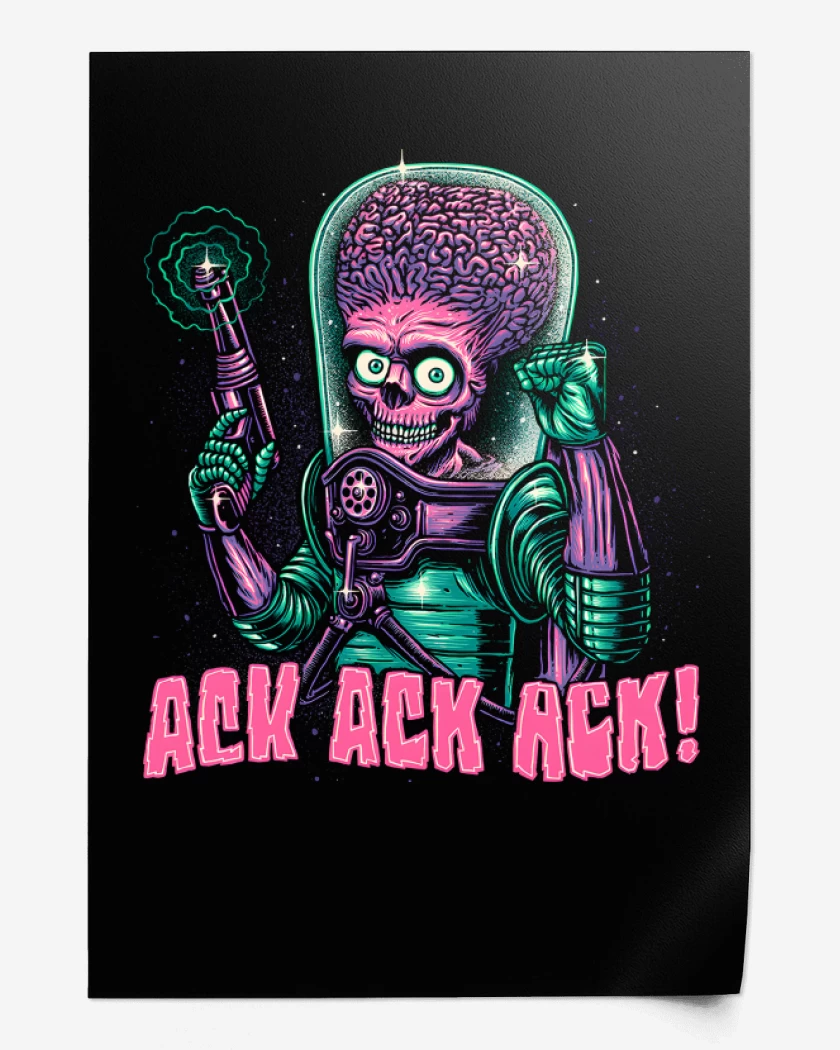 Print Mars Ack Ack AtAck