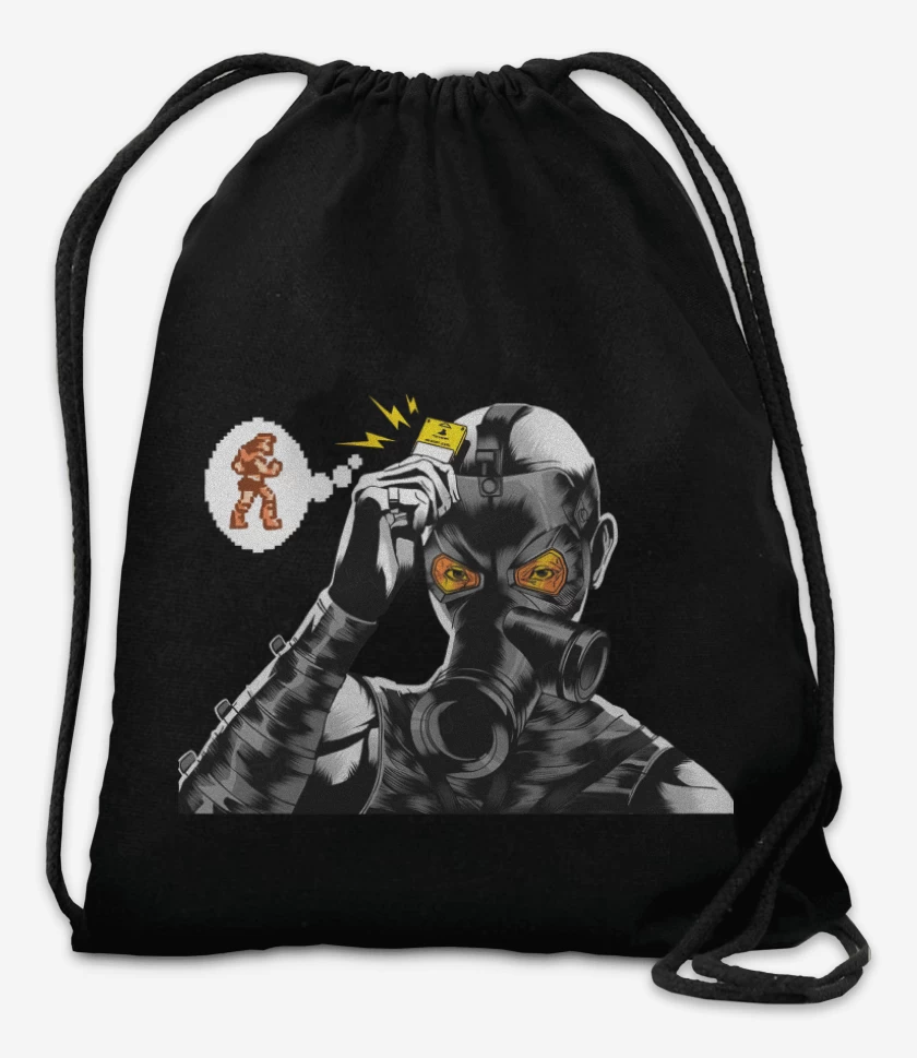 Mochila Negro de Psycho Memory Card
