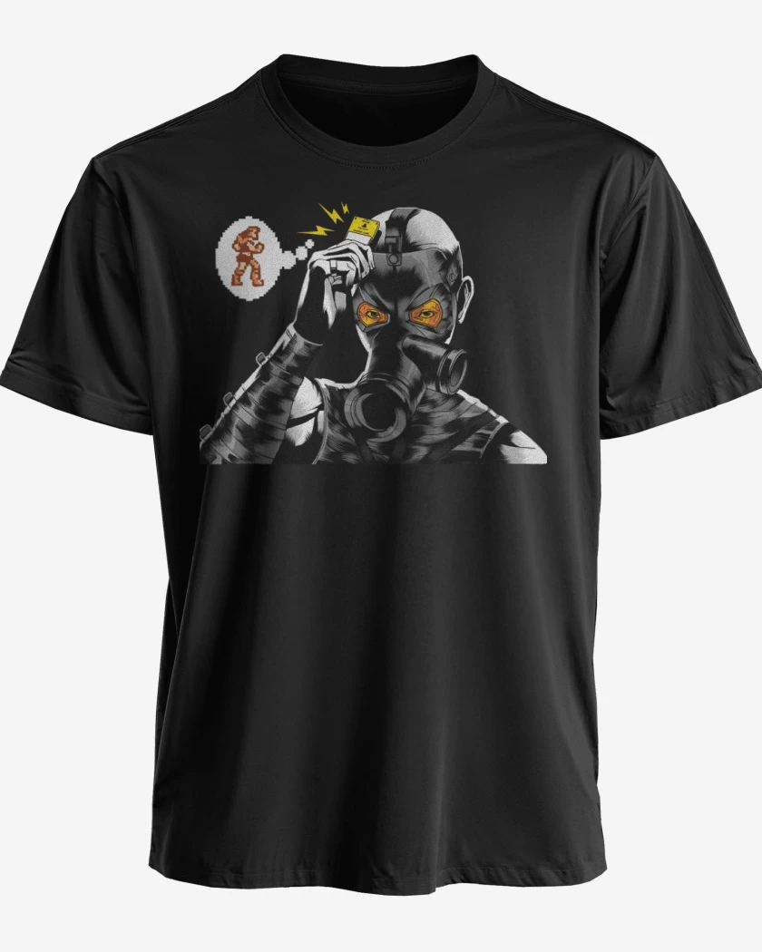Polera premium Negro de Psycho Memory Card