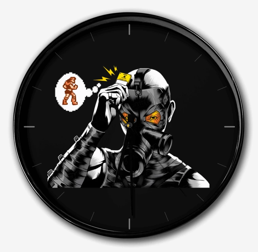 Reloj Negro de Psycho Memory Card