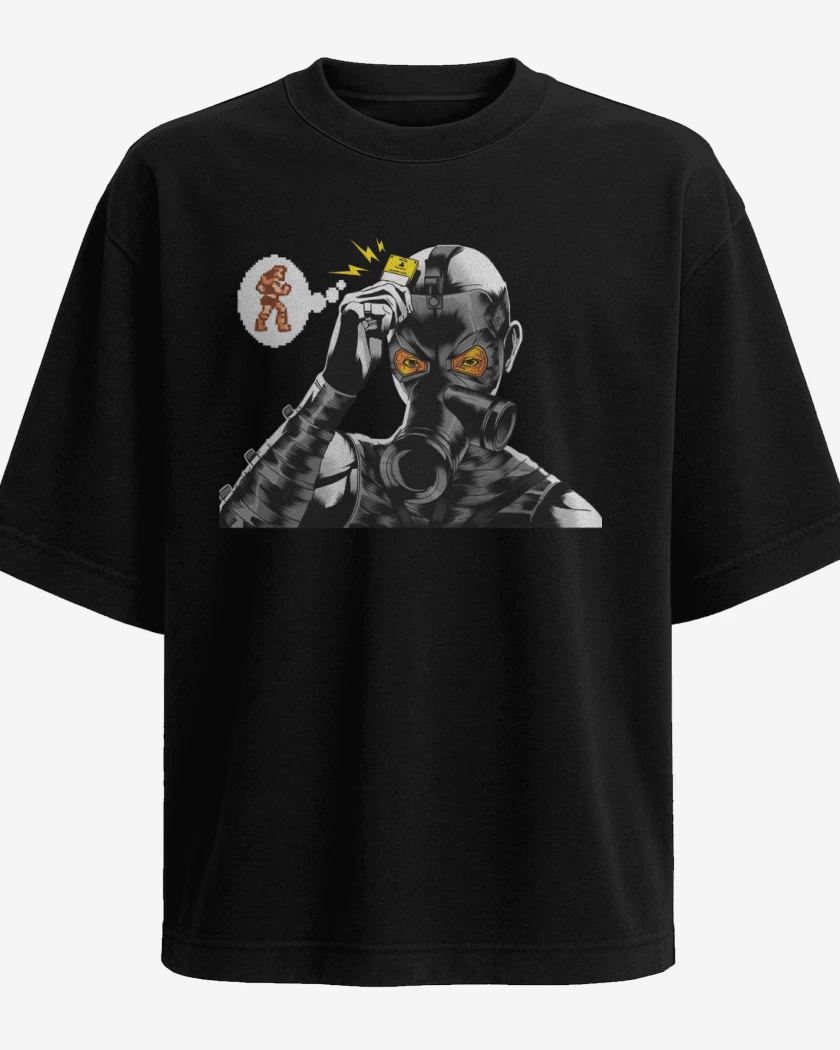 Polera Oversize Psycho Memory Card
