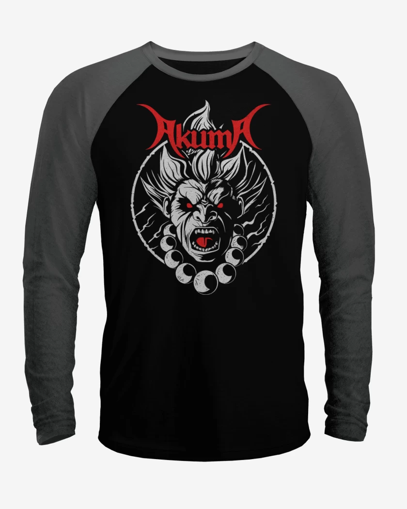Polera Raglan Akuma Metal
