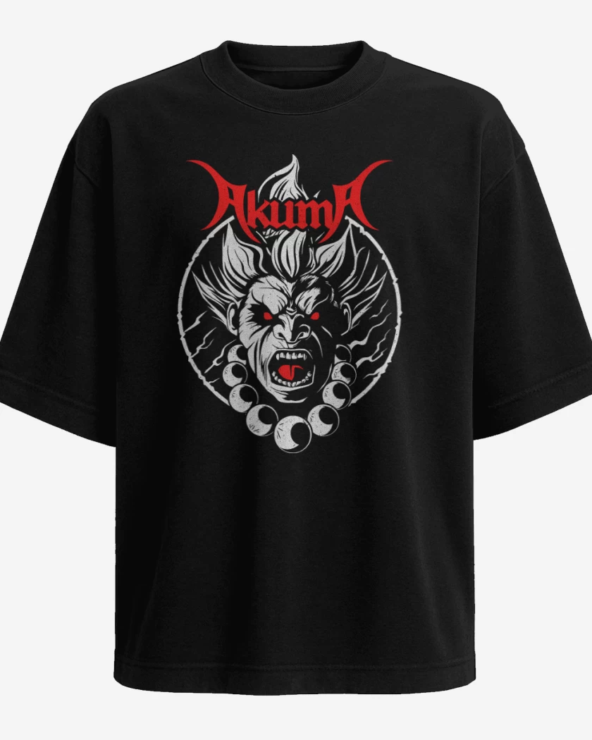 Polera Oversize Akuma Metal