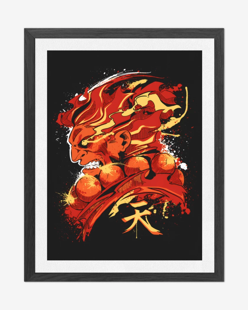 Cuadro decorativo Negro de Gouki