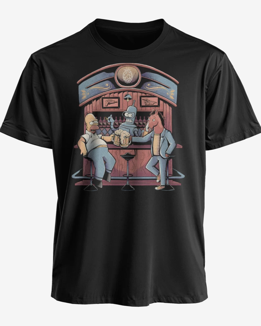 Polera premium Negro de La Hora Feliz