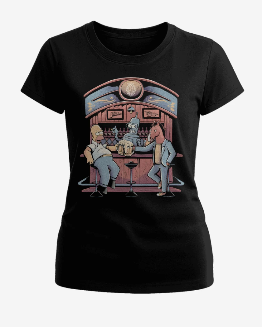 Polera de Mujer Negro de La Hora Feliz