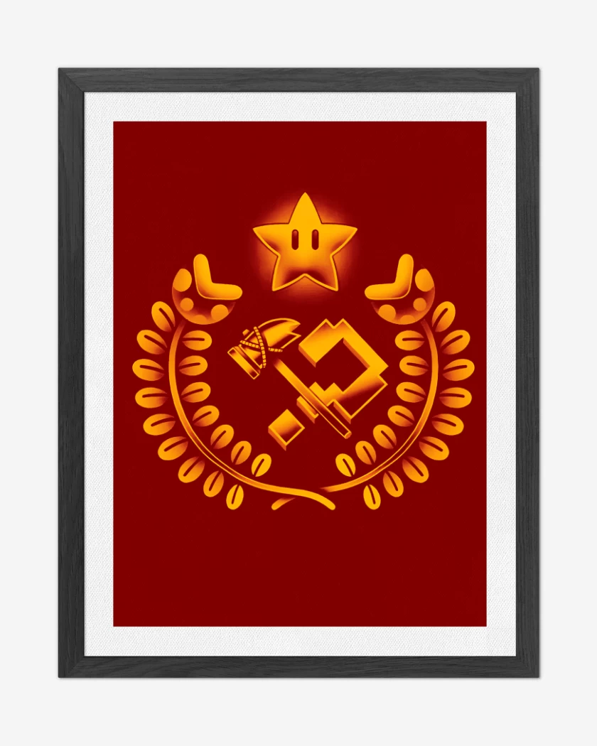Cuadro decorativo Rojo de Compañero Fontanero