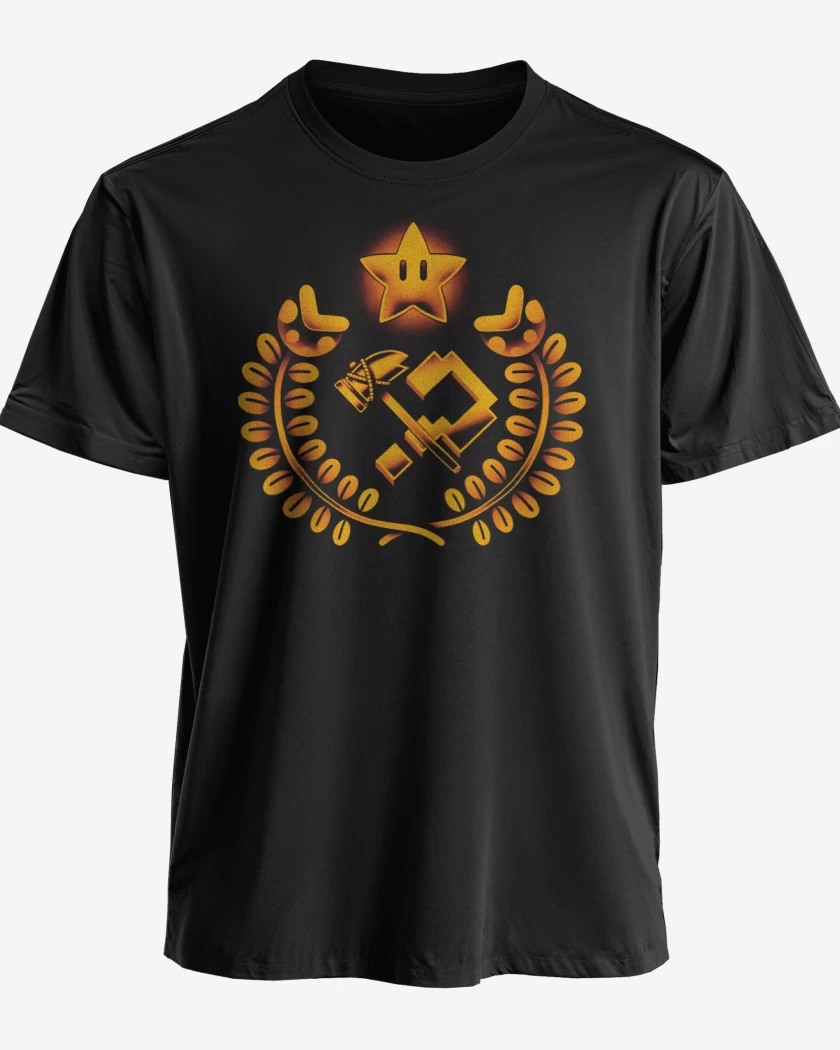 Polera premium Negro de Compañero Fontanero