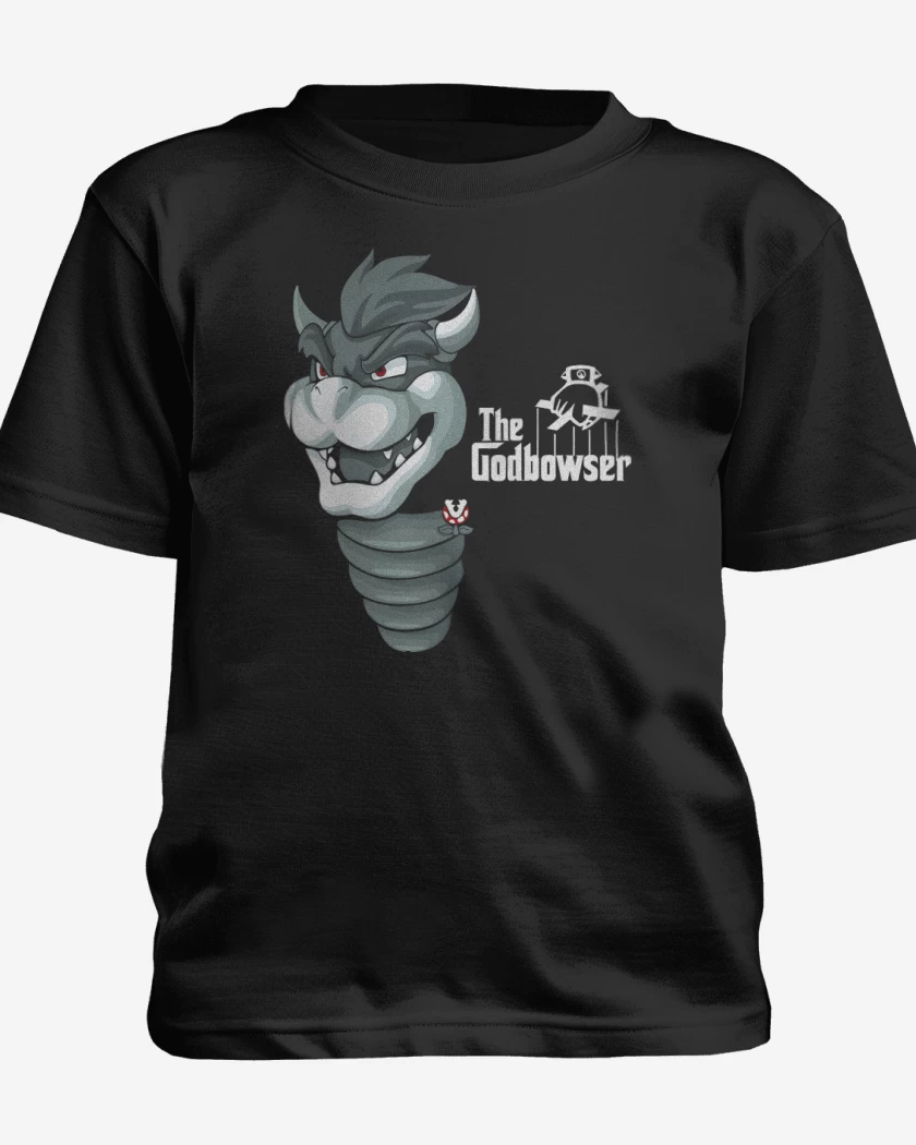 Polera de niño Negro de The Godbowser
