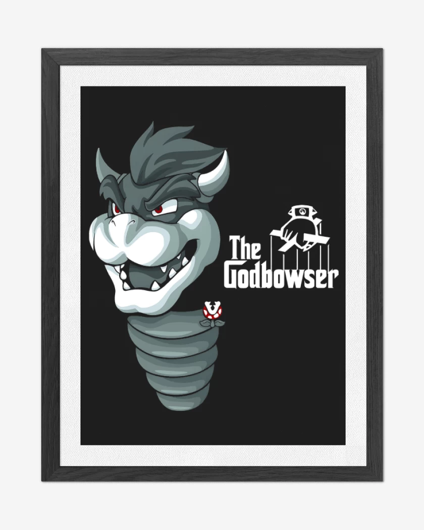 Cuadro decorativo Negro de The Godbowser