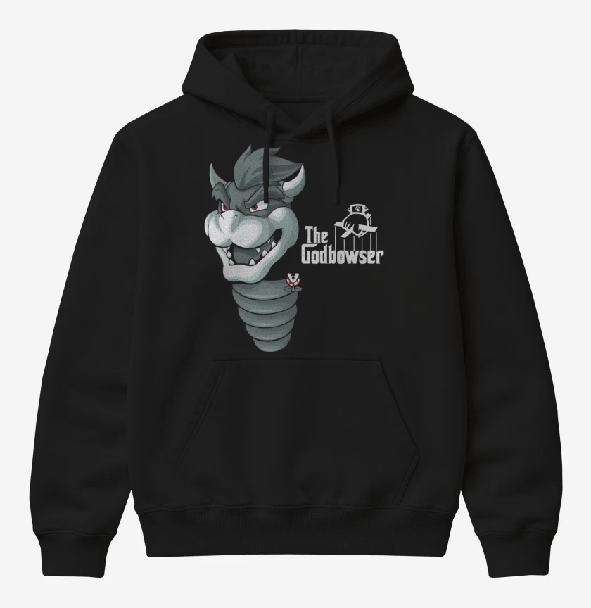 Poleron Canguro básico Negro de The Godbowser