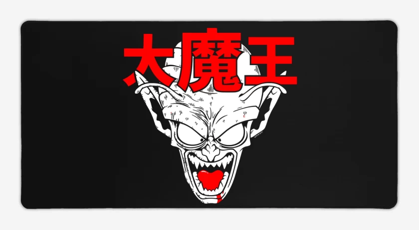 Mouse pad Gamer Negro de Gran Rey Demonio
