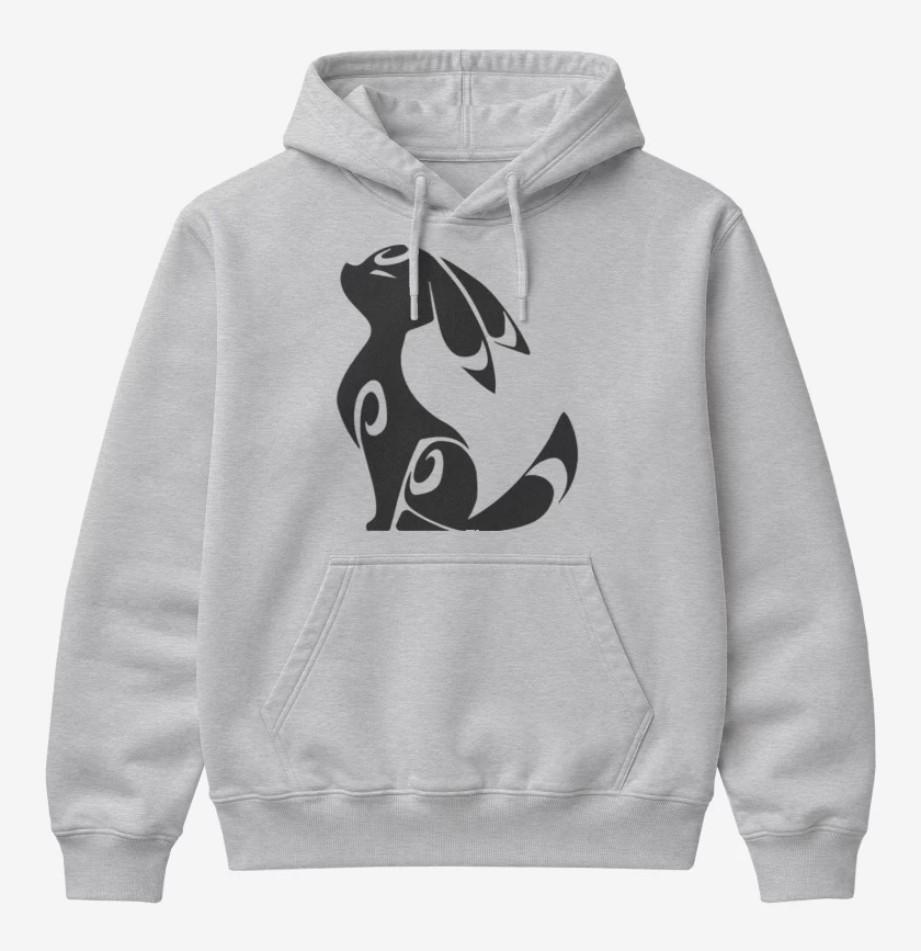Poleron Canguro básico Gris Melange de Umbreon
