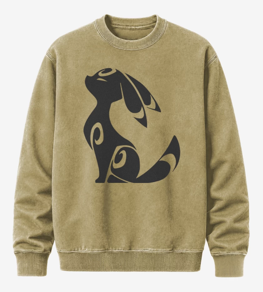 Poleron Polo Acid Wash Beige de Umbreon