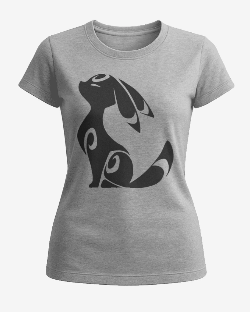 Polera de Mujer Gris Melange de Umbreon
