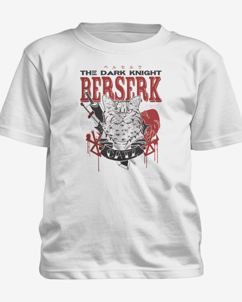 Polera de niño Blanco de Gato Guts
