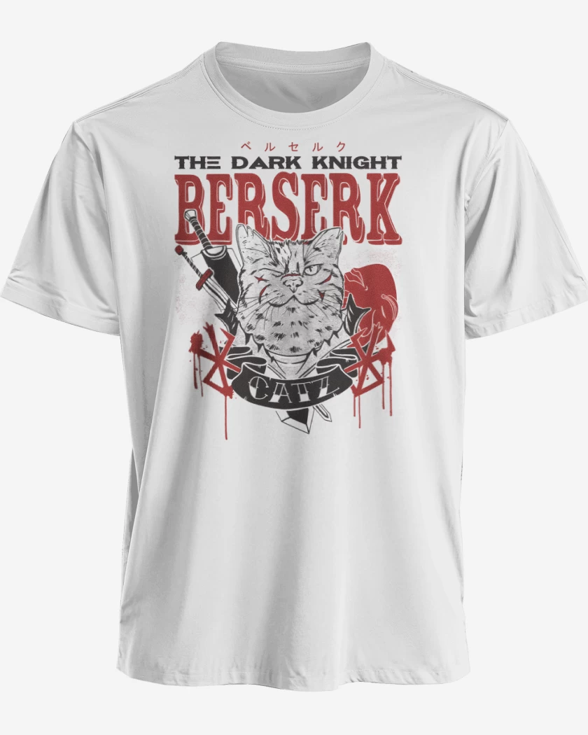 Polera premium Blanco de Gato Guts